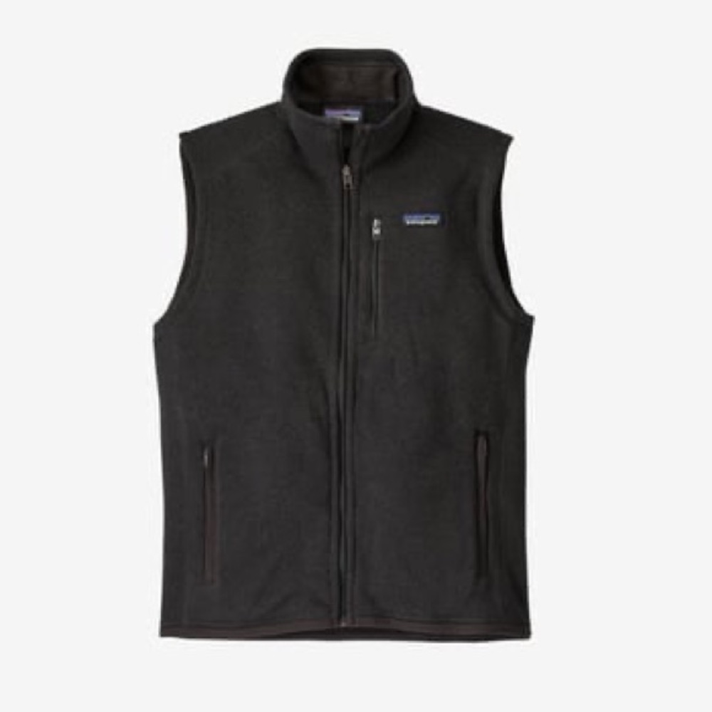 Patagonia mens vest - worn once! Basically new! Black / small
